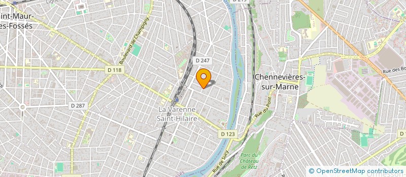 localisation de l'entreprise MILLERET HOLDING à SAINT-MAUR-DES-FOSSES