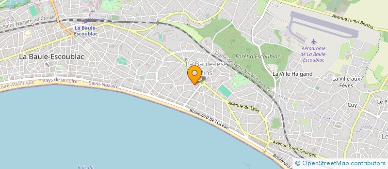 localisation de l'entreprise MILLERY  LA BAULE-ESCOUBLAC