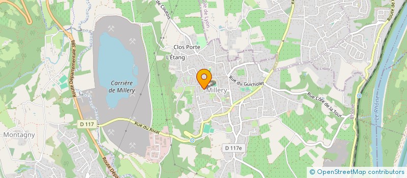localisation de l'entreprise MILLERY  MILLERY