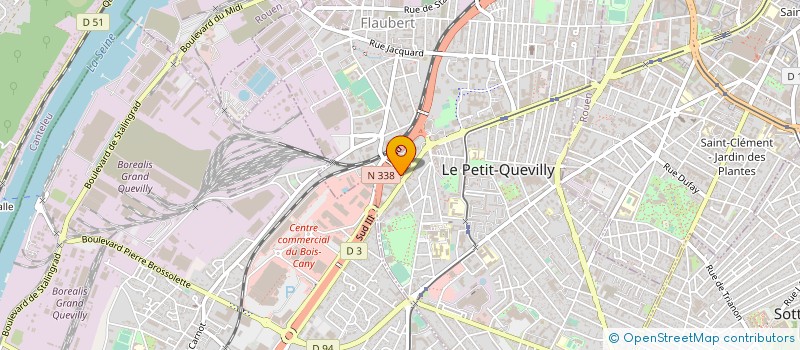 localisation de l'entreprise MILLERY DEVELOPPEMENT ET ASSOCIES à LE PETIT-QUEVILLY