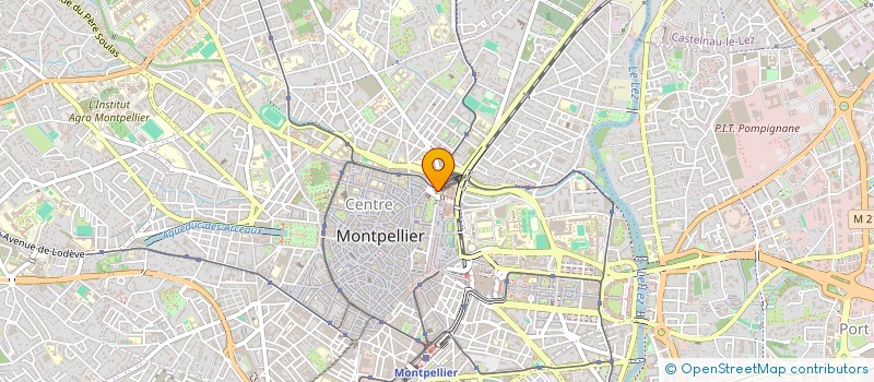 localisation de l'entreprise MILLES INC.  MONTPELLIER
