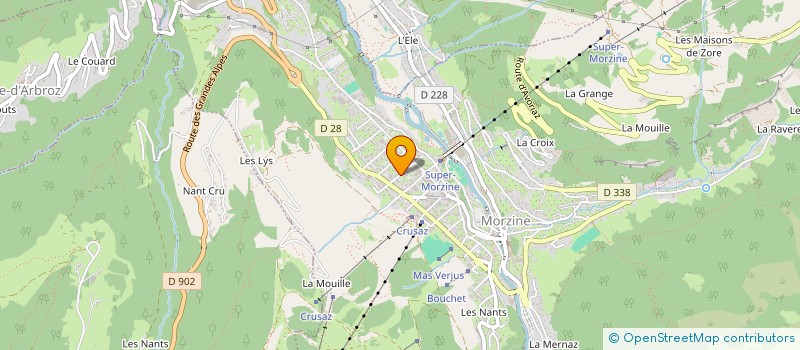 localisation de l'entreprise MILLESIME 03 à MORZINE