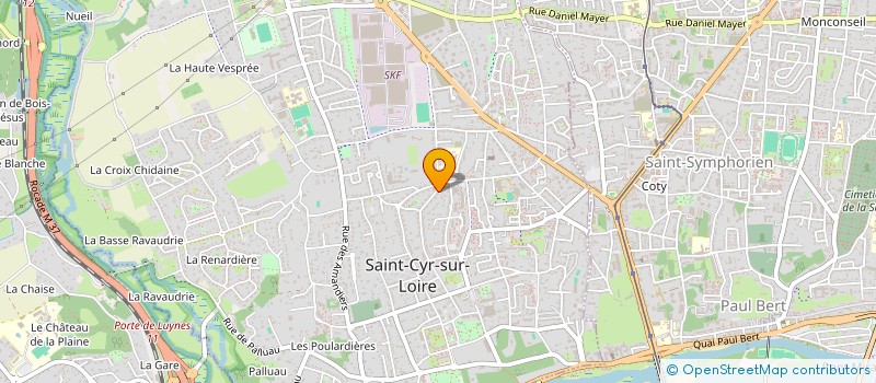 localisation de l'entreprise MILLESIME  SAINT-CYR-SUR-LOIRE