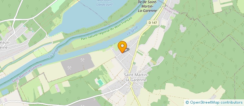 localisation de l'entreprise MILLESIME  SAINT-MARTIN-LA-GARENNE