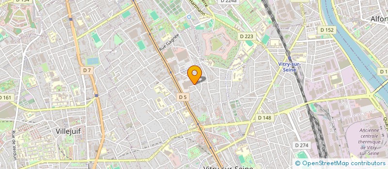 localisation de l'entreprise MILLESIME AUTO à VITRY-SUR-SEINE