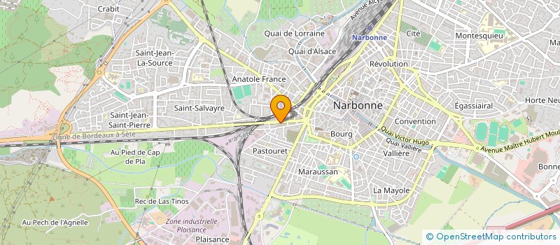 localisation de l'entreprise MILLESIME AUTOMOBILES IMPORT EUROPEEN à NARBONNE