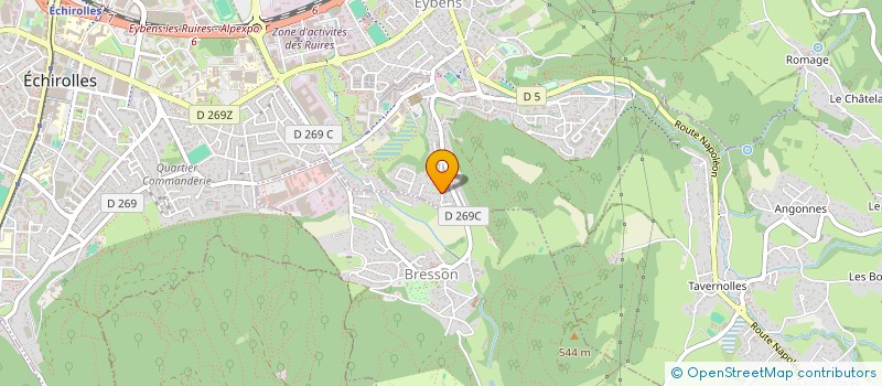 localisation de l'entreprise MILLESIME CONCERTS & CO  EYBENS