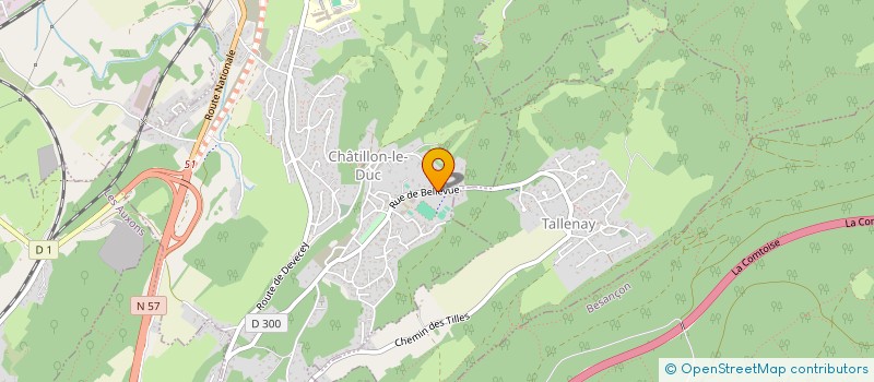 localisation de l'entreprise MILLESIME DEVELOPPEMENT à CHATILLON-LE-DUC