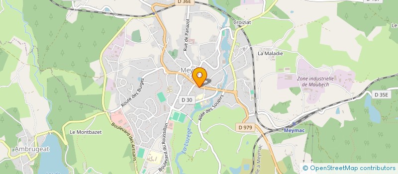 localisation de l'entreprise MILLESIME IMMO  MEYMAC