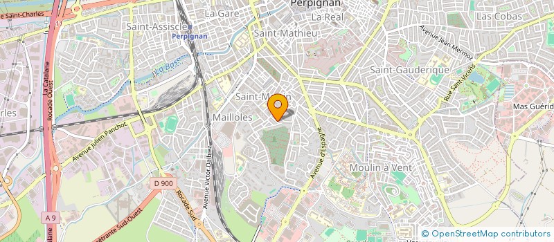 localisation de l'entreprise MILLESIME MULTI GAMING à PERPIGNAN