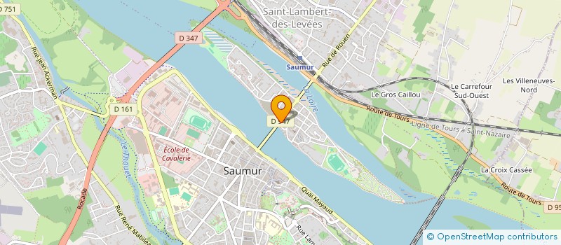 localisation de l'entreprise MILLESIME SERVICES à SAUMUR