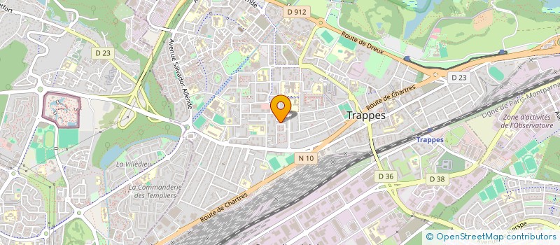 localisation de l'entreprise MILLESIME SPORT LOCATION à TRAPPES