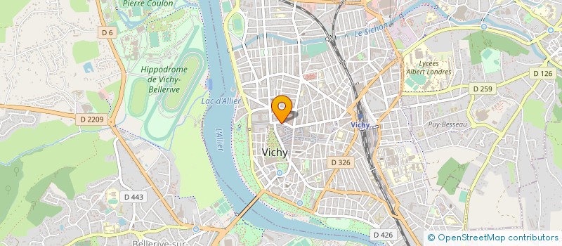 localisation de l'entreprise MILLESIME VINS 17 à VICHY