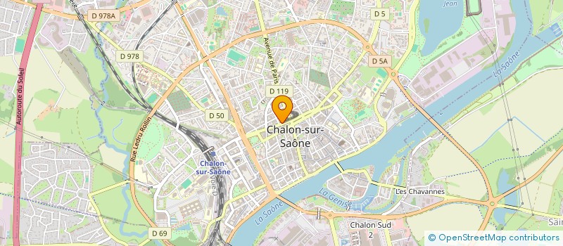localisation de l'entreprise MILLESIMES 2 à CHALON-SUR-SAONE