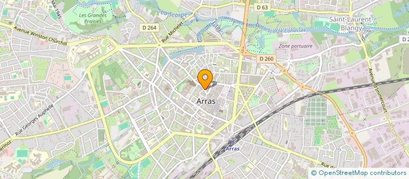 localisation de l'entreprise MILLESIMES à ARRAS