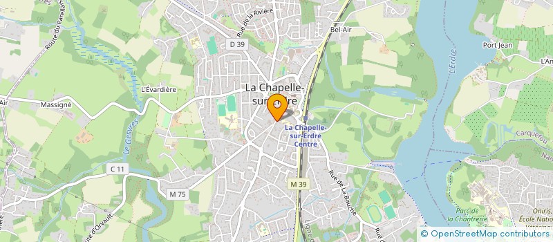 localisation de l'entreprise MILLESIMES DIFFUSION à LA CHAPELLE-SUR-ERDRE