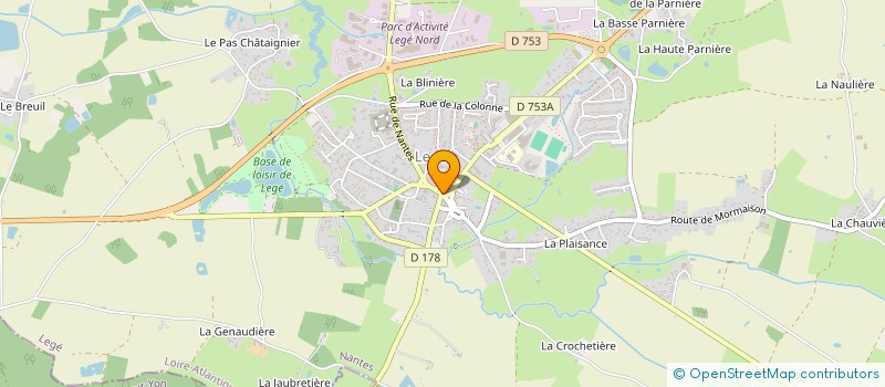 localisation de l'entreprise MILLESIMES ET GOURMANDISES à LEGE