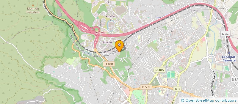 localisation de l'entreprise MILLESIMES ET VINS SELECTIONS à LA CIOTAT