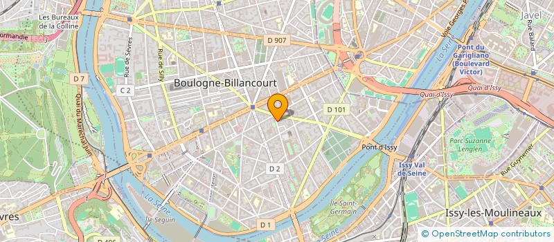 localisation de l'entreprise MILLESIMES PATRIMOINE à BOULOGNE-BILLANCOURT