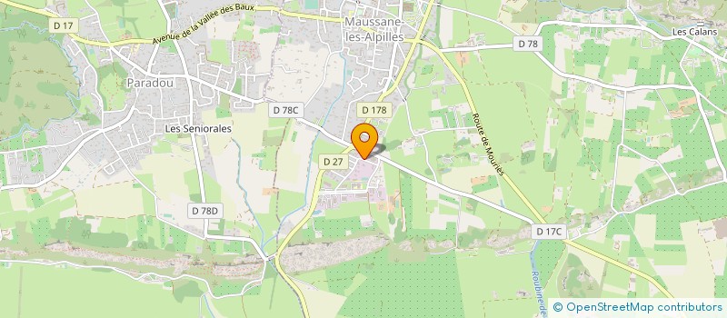 localisation de l'entreprise MILLESIMES SAS à MAUSSANE-LES-ALPILLES