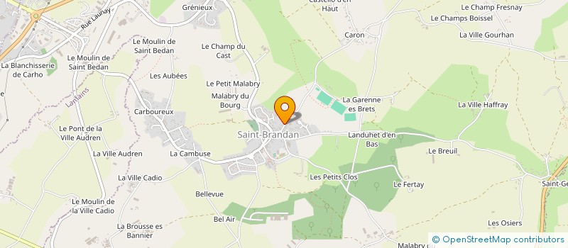 localisation de l'entreprise MILLET  SAINT-BRANDAN