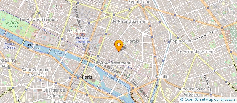 localisation de l'entreprise MILLET CHABEUR ARCHITECTES  PARIS