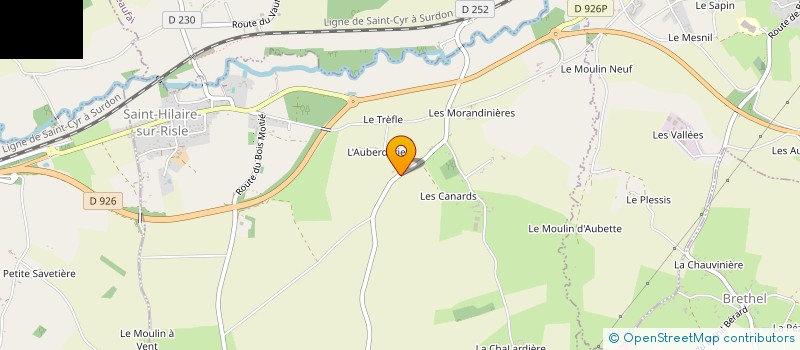 localisation de l'entreprise MILLET FAMILY à SAINT-HILAIRE-SUR-RILE