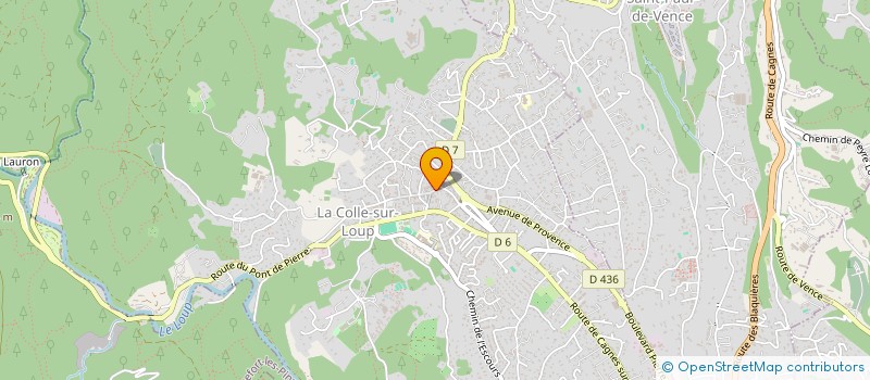 localisation de l'entreprise MILLET & FILS  LA COLLE-SUR-LOUP