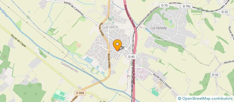 localisation de l'entreprise MILLET FREDERIC  GARIDECH