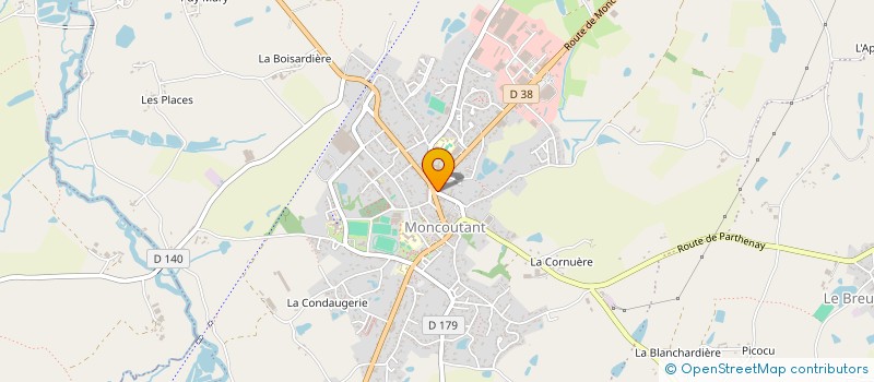 localisation de l'entreprise MILLET IMMOBILIER  MONCOUTANT-SUR-SEVRE