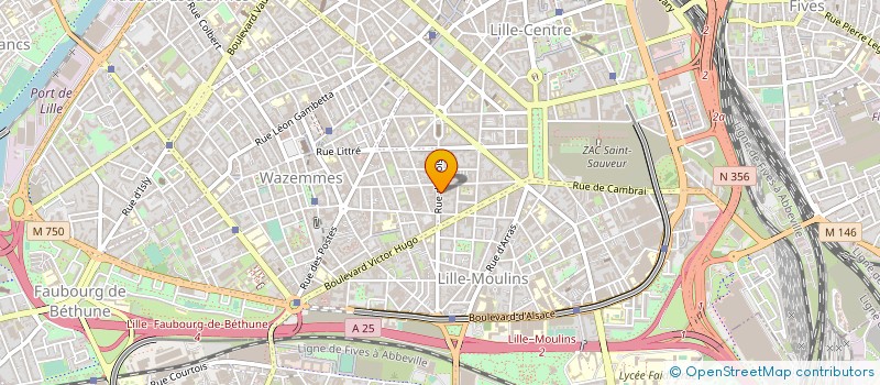 localisation de l'entreprise MILLET MATHIEU LUTHIER SARL à LILLE