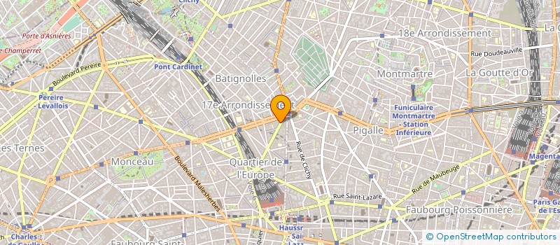 localisation de l'entreprise MILLET RAIL à PARIS