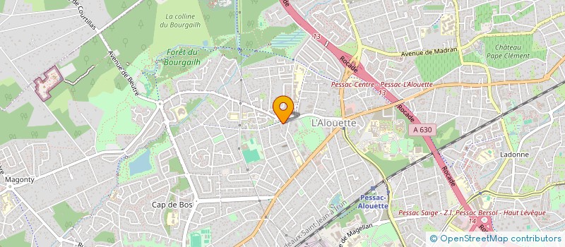 localisation de l'entreprise MILLET SCI à PESSAC