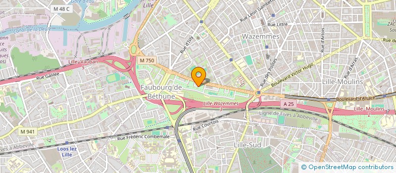 localisation de l'entreprise MILLETRANS à LILLE