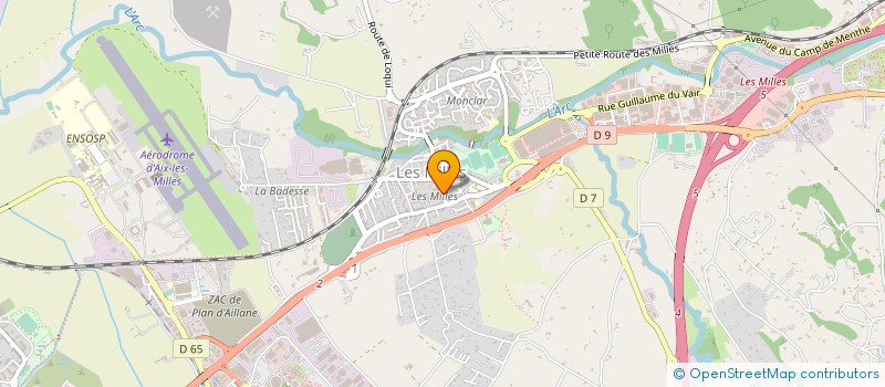 localisation de l'entreprise MILLEVOIX  AIX-EN-PROVENCE