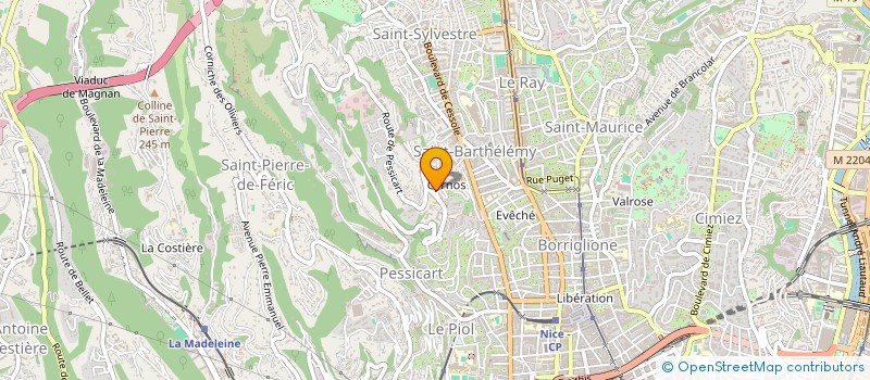 localisation de l'entreprise MILLHOONA à NICE