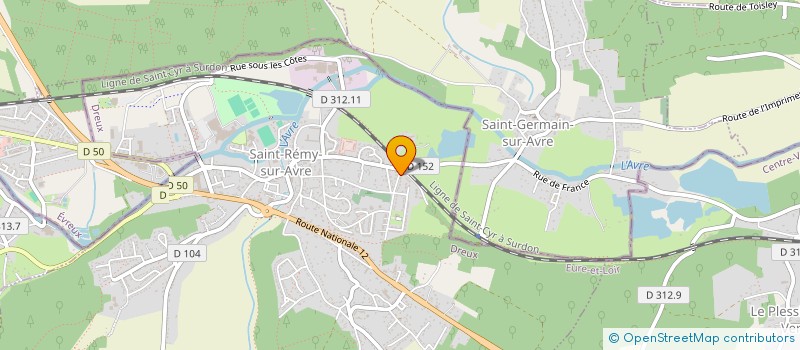 localisation de l'entreprise MILLIBUS à SAINT-REMY-SUR-AVRE