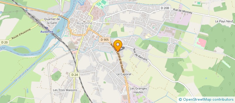 localisation de l'entreprise MILLIERE 2  AUXONNE