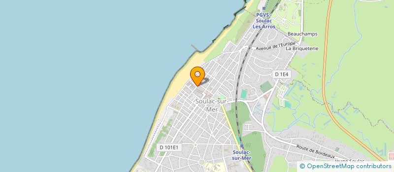 localisation de l'entreprise MILLIET QUILLAUD  SOULAC-SUR-MER