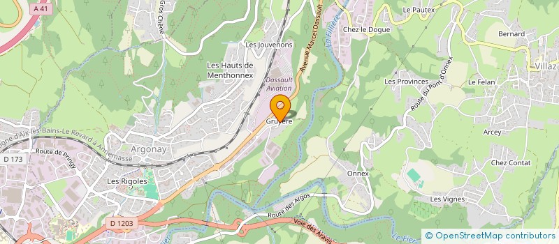 localisation de l'entreprise MILLIET RENOVATION PLATRERIE à ANNECY