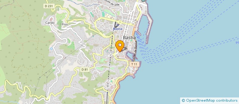 localisation de l'entreprise MILLIKAN à BASTIA
