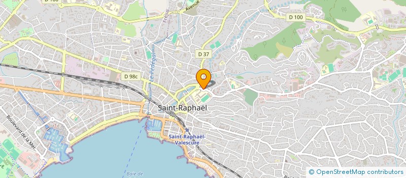 localisation de l'entreprise MILLIMETRE AGENCY à SAINT-RAPHAEL