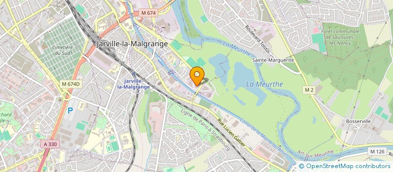 localisation de l'entreprise MILLION  JARVILLE-LA-MALGRANGE