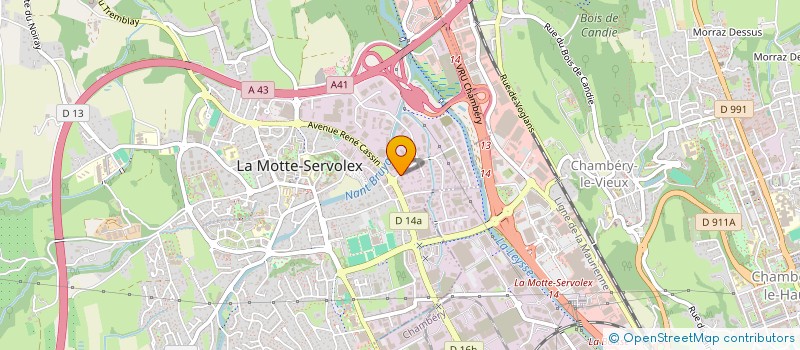 localisation de l'entreprise MILLION CONSULTING à LA MOTTE-SERVOLEX