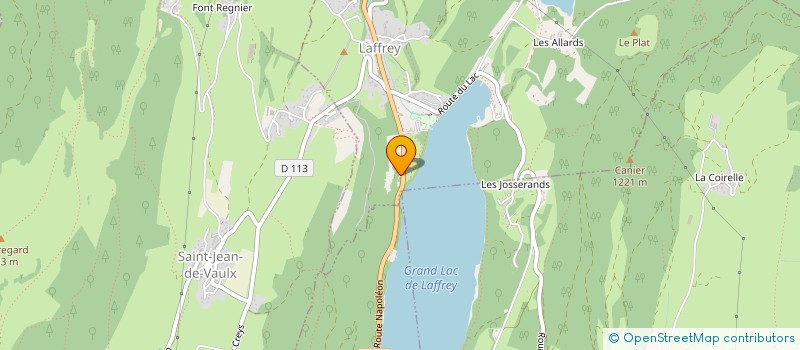 localisation de l'entreprise MILLION D'ECLATS  LAFFREY