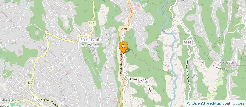 localisation de l'entreprise MILLON à SAINT-PAUL-DE-VENCE