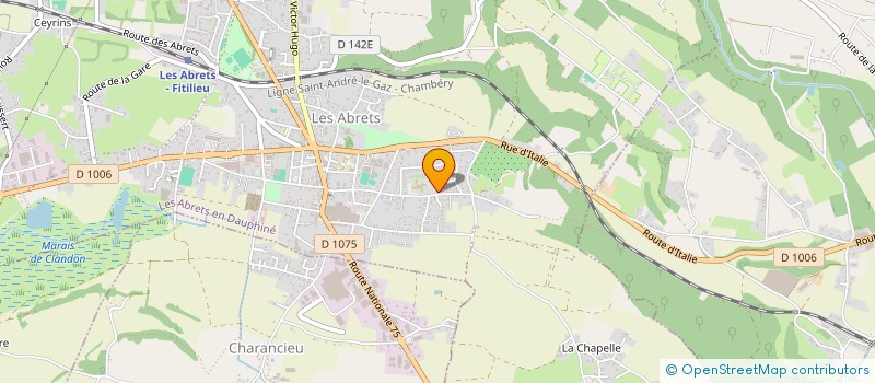 localisation de l'entreprise MILLON-GUILLEMOT, SERVICE DE SOINS INFIRMIERS à LES ABRETS-EN-DAUPHINE