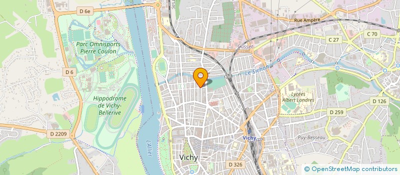 localisation de l'entreprise MILLON PROMOTION à VICHY