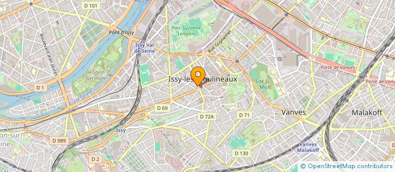 localisation de l'entreprise MILLON SAINT-LAMBERT TRANSACTION à ISSY-LES-MOULINEAUX