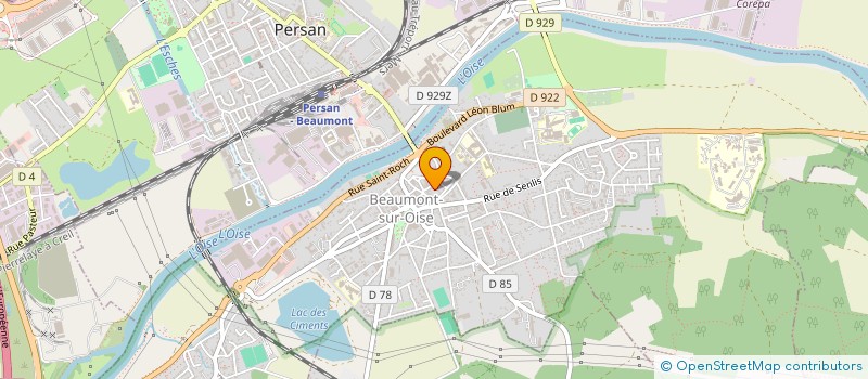 localisation de l'entreprise MILLOR  BEAUMONT-SUR-OISE